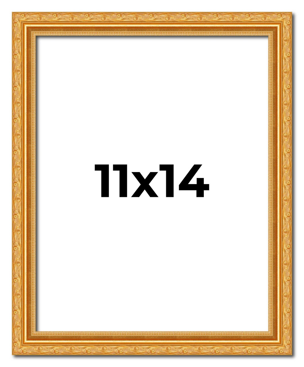 11x14 Museum-Quality Picture Frame with UV-Resistant Acrylic & Acid-Free Backing, Available in 4 Finishes - Gold, Silver, Bronze, and Black